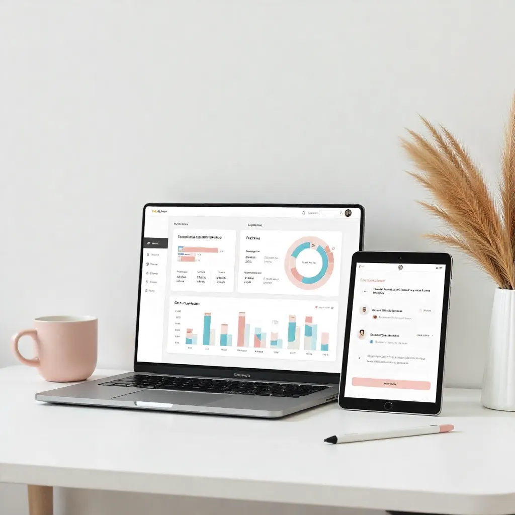 Analytics dashboard view
